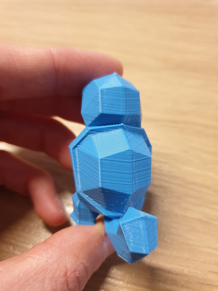 Modèle d'exemple d'impression 3D : Carapuce de dos