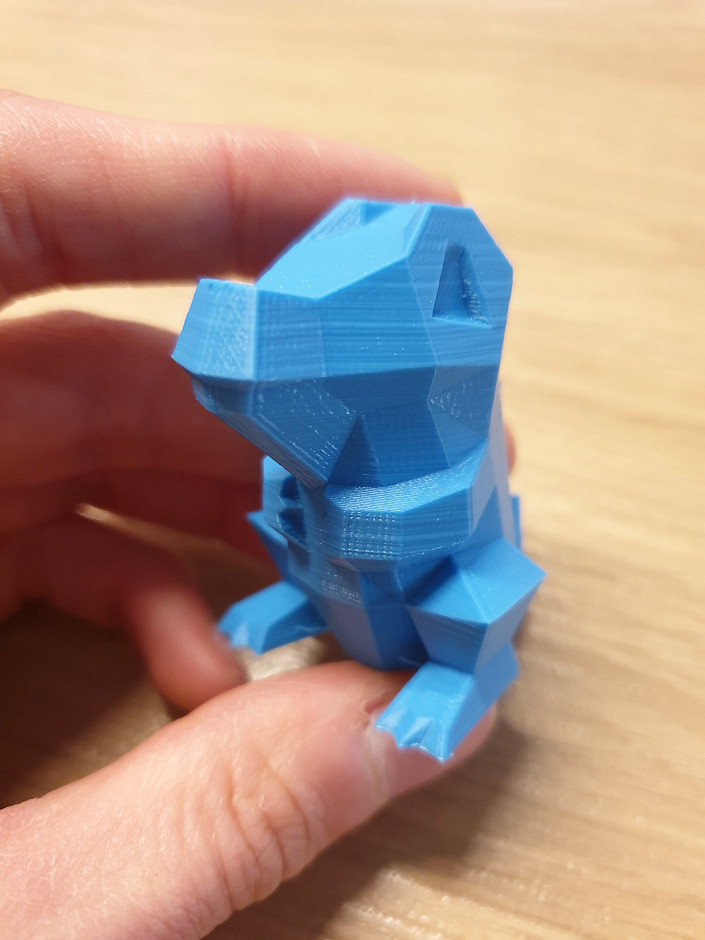 Modèle d'exemple d'impression 3D : Caïminus de face