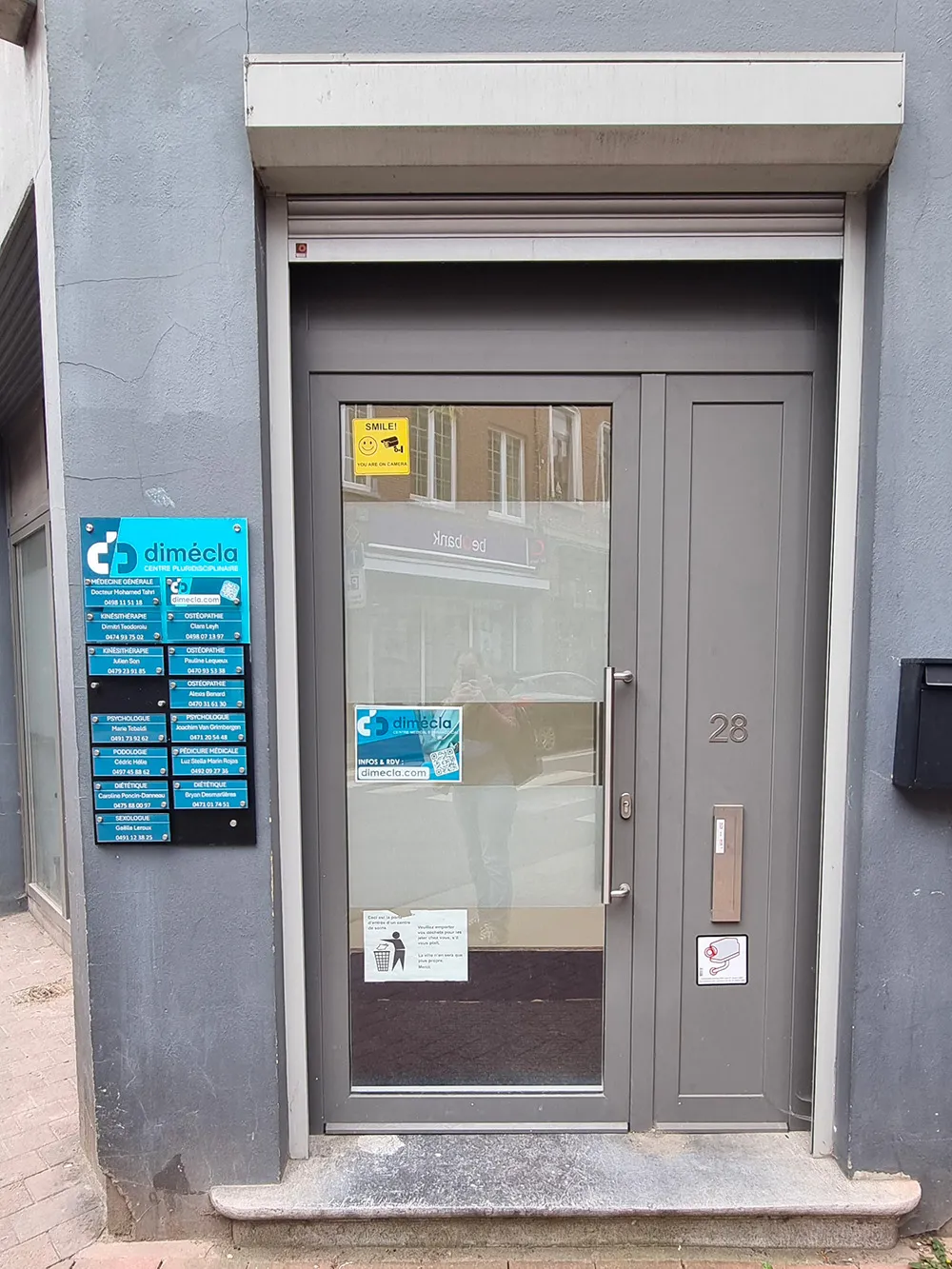 L'entrée du cabinet