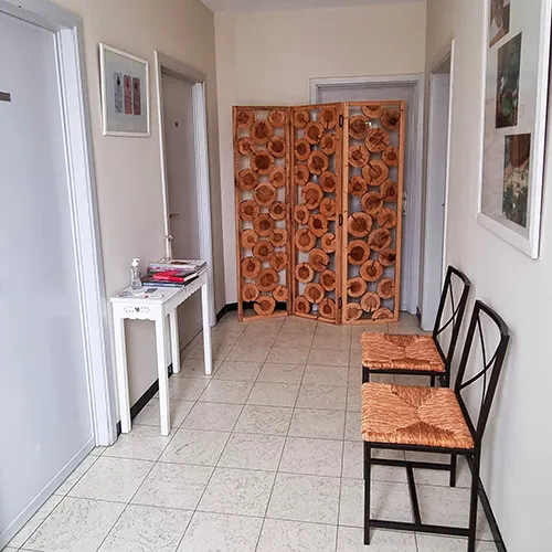 La salle d'attente du cabinet