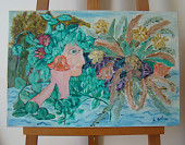 N°40 Songe Toile 40x60 cm Huile 150 euros