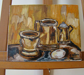 N°23 Nature morte Toile 24x30 cm Huile 75 euros