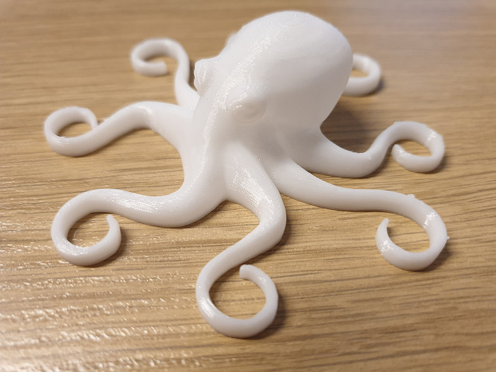 Modèle d'impression 3D : Octopus (blanc)